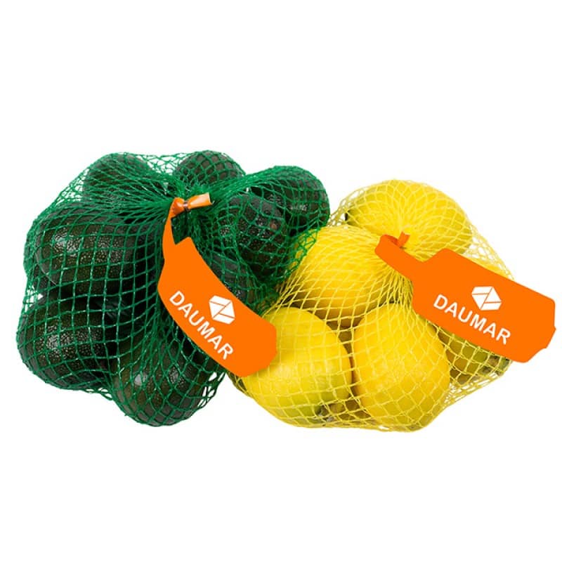 Clipped Net Bag for Avocado and Lemon Packing