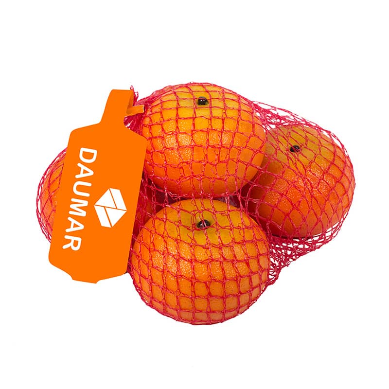 Clipped Net Bag for Orange Packing