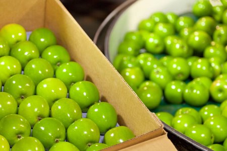 Waxed Green Apples